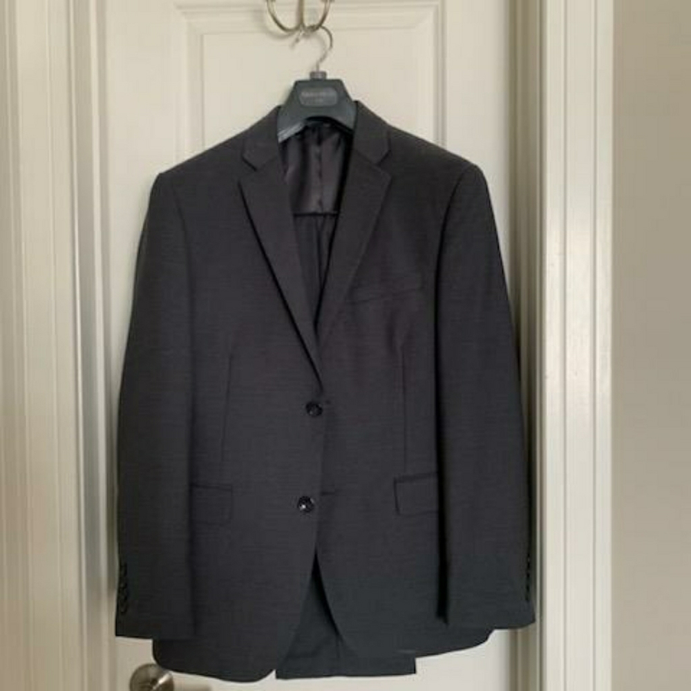 Caravelli Slim Two-button Steel Blue Suit